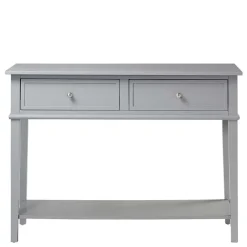 Clearance Grauer Konsolen Tisch Audra Wohnzimmertisch|Konsolentische