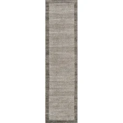 Outlet Grauer Kurzflor Teppich Grandios Teppiche