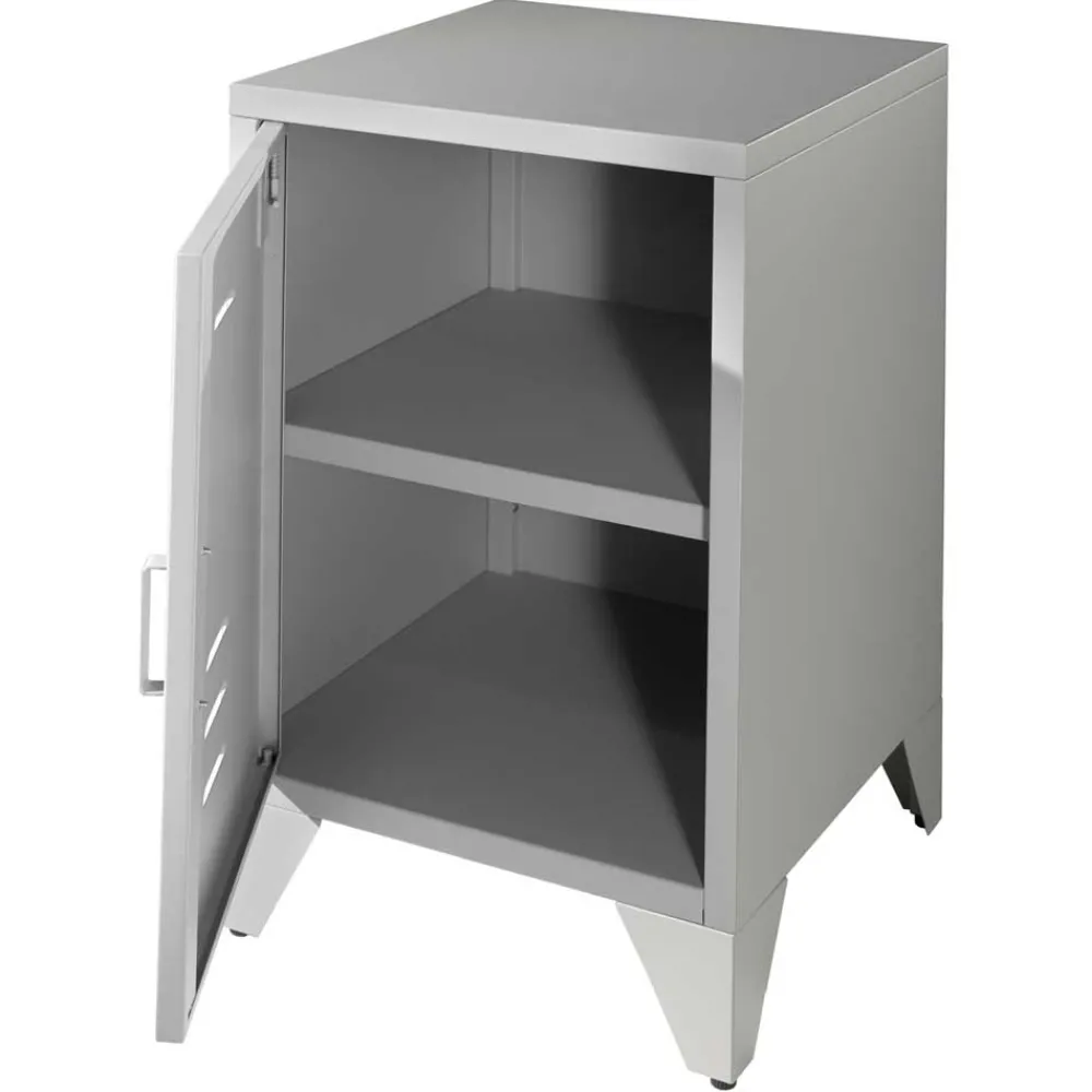 Hot Grauer Nachtschrank Santobal Nachtkommoden|Nachttisch