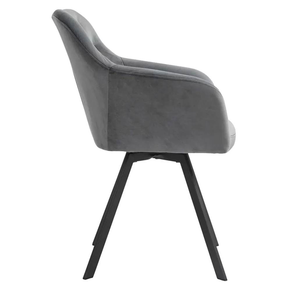 Grauer Samt Stuhl Trees*Pharao24 Clearance