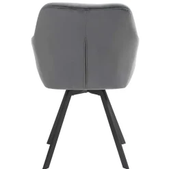 Grauer Samt Stuhl Trees*Pharao24 Clearance