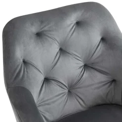 Grauer Samt Stuhl Trees*Pharao24 Clearance