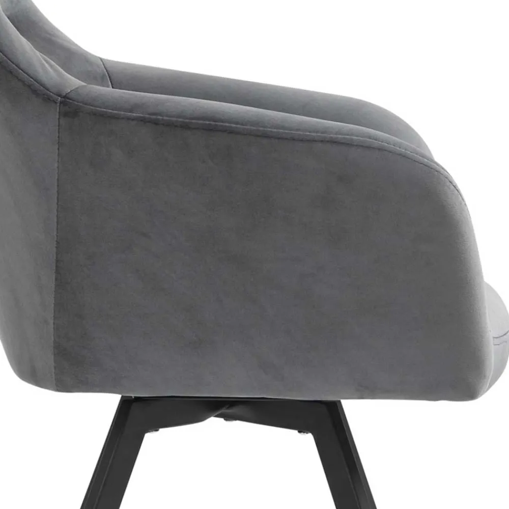 Grauer Samt Stuhl Trees*Pharao24 Clearance