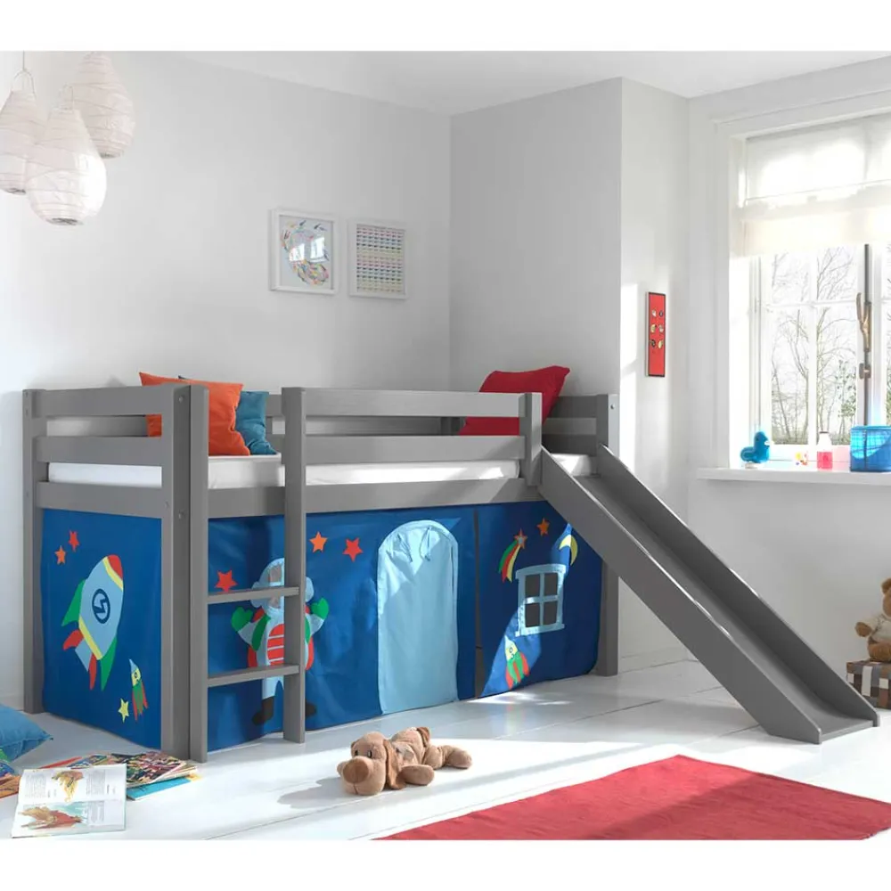 Graues Kinderzimmer Bett Lilano*Pharao24 Discount