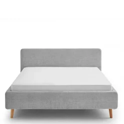 Graues Polster Stoffbett Lemerzi*Pharao24 New