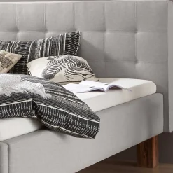 Graues Polsterbett Dwayne*Pharao24 Best