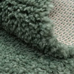 Grüner Shaggy Teppich Dream*Pharao24