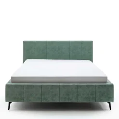 Grünes Velours Polsterbett Marzo*Pharao24 Sale