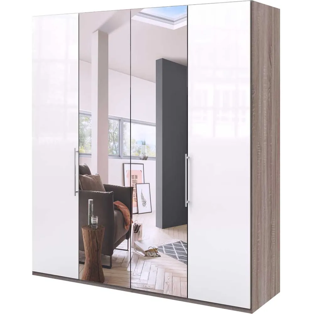 Großer Schlafzimmerschrank Yunidra Jugendkleiderschrank