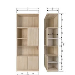 Outlet Großes Regal Shinin Wohnzimmerregale|Standregale