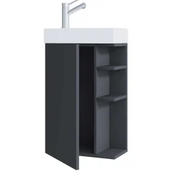 Outlet Gästewaschtisch hängend Dam Waschbeckenunterschränke|Bad Unterschränke