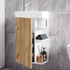 New Gästewaschtisch mit Becken Eastline Badezimmerschränke|Waschbeckenunterschränke