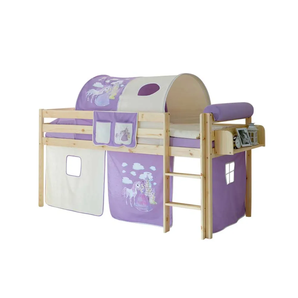 Halbhohes Kinderbett Leila Kinder Kinderhochbetten|Kinderbetten