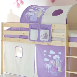 Halbhohes Kinderbett Leila Kinder Kinderhochbetten|Kinderbetten