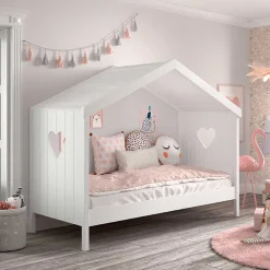 Hausbett für Kinder weiß Ciomore*Pharao24 Outlet