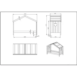 Hausbett für Kinder weiß Ciomore*Pharao24 Outlet