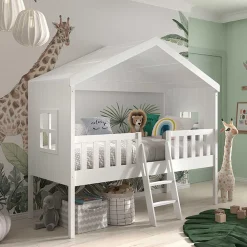 Hausbett mit hohem Gestell Maximo*Pharao24 New