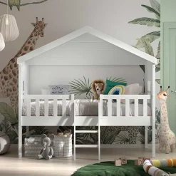 Hausbett mit hohem Gestell Maximo*Pharao24 New