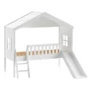 Hausbett mit Rutsche und Leiter Acneza*Pharao24 New