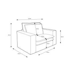 Hellbrauner Einzelsessel Mejan*Pharao24 New