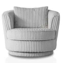 Clearance Hellgrauer Drehsessel Mirabal Wohnzimmer Sessel