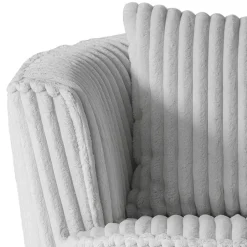 Clearance Hellgrauer Drehsessel Mirabal Wohnzimmer Sessel