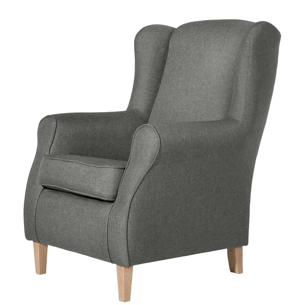 Hellgrauer Ohrenbackensessel Zavagossa*Pharao24 Clearance