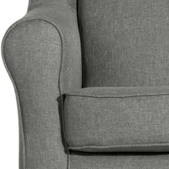 Hellgrauer Ohrenbackensessel Zavagossa*Pharao24 Clearance