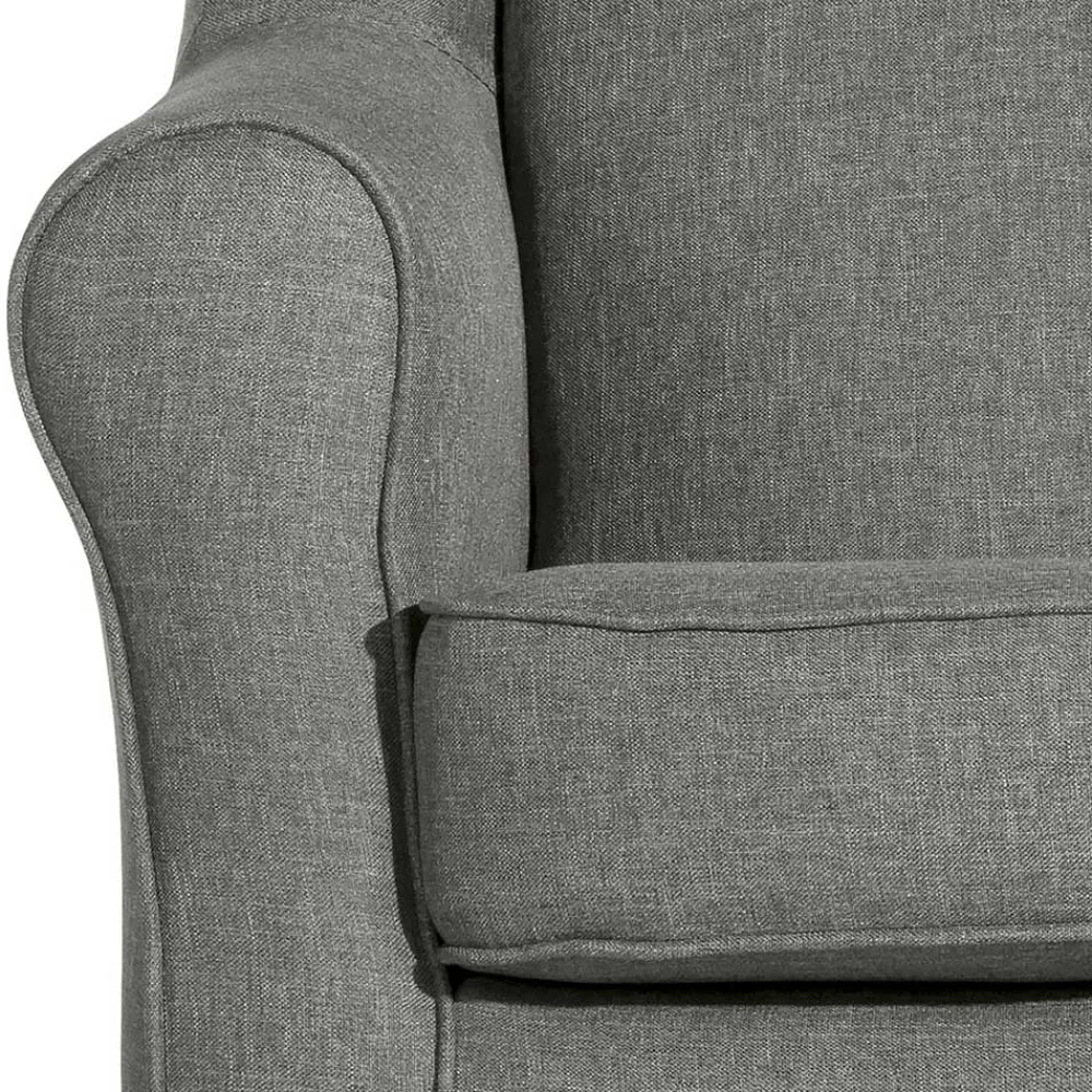 Hellgrauer Ohrenbackensessel Zavagossa*Pharao24 Clearance