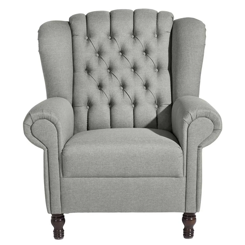 Hellgrauer Polstersessel Fanger*Pharao24 Outlet