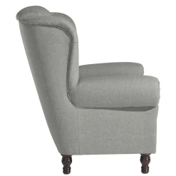 Hellgrauer Polstersessel Fanger*Pharao24 Outlet