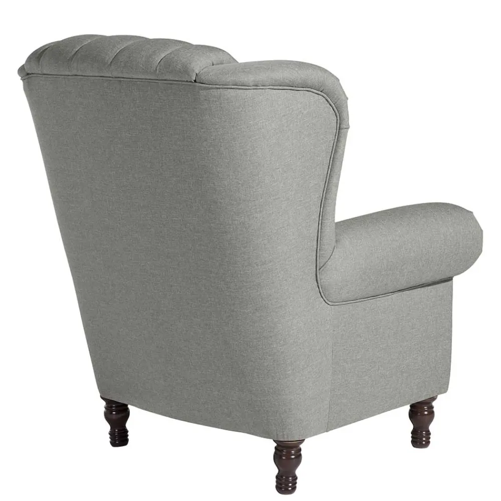 Hellgrauer Polstersessel Fanger*Pharao24 Outlet