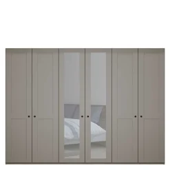 Best Hellgrauer Schlafzimmerschrank Saconso Drehtürenschränke|Kleiderschränke