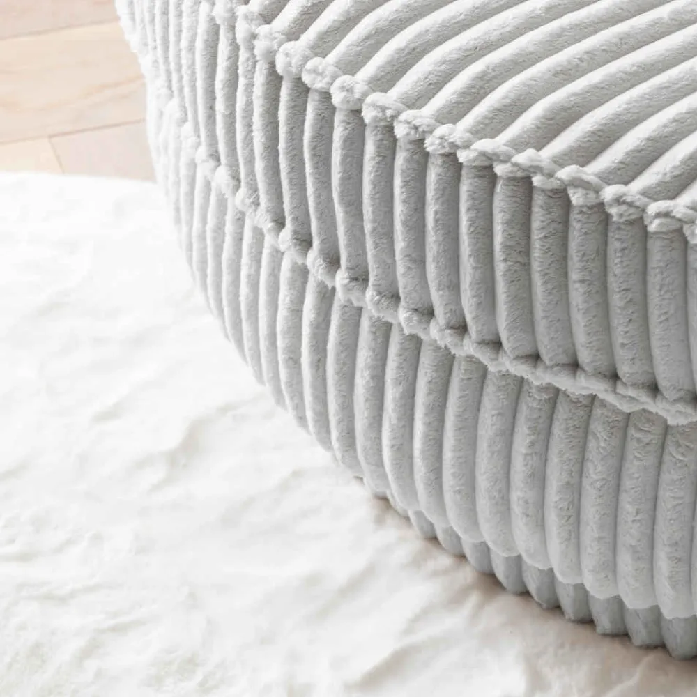 Clearance Hellgrauer Sessel mit Hocker Mirabal Wohnzimmer Sessel|Relaxsessel