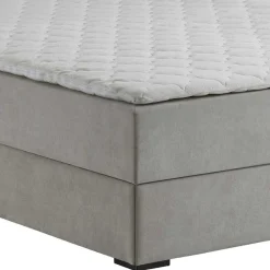 Hellgraues Boxbett Valpara Funktionsbetten|Schubkastenbetten