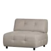 Discount Hellgraues Flachgewebe Sofa Element Cracks Modulsofas|Einzelsofa