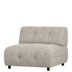 Hellgraues Modulsofa Element meliert Ajama*Pharao24 Online