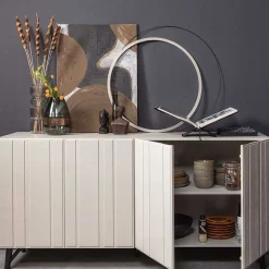 Hellgraues Sideboard Bosso*Pharao24 New