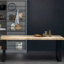 Herringbone Esstisch Agliana Küchentisch|Massivholztische