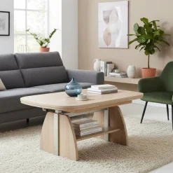 New Höhenverstellbarer Couchtisch Sanjo Wohnzimmertisch|Couchtische