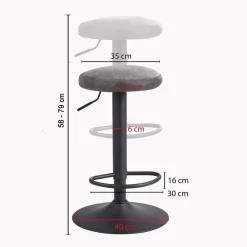 Höhenverstellbarer Hocker Sarabuja*Pharao24 Online