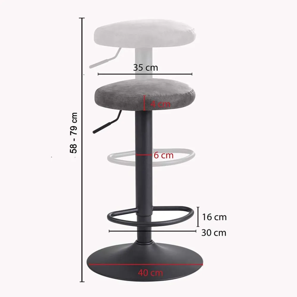 Höhenverstellbarer Hocker Sarabuja*Pharao24 Online
