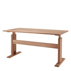 Höhenverstellbarer Schreibtisch Bahos Schreibtische|Massivholztische