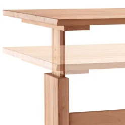 Höhenverstellbarer Schreibtisch Bahos Schreibtische|Massivholztische