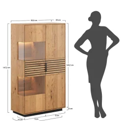 Highboard Deruta Stauraumvitrinen|Highboards