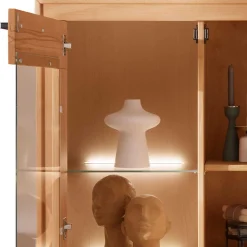 Highboard mit Glastür Olmedo*Pharao24 Discount