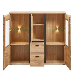 New Highboard Sebetino Vitrinenschrank|Highboards
