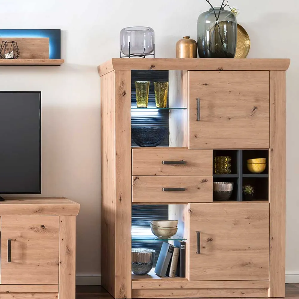 New Highboard Tridovina Esszimmerkommoden|Wohnzimmerkommoden