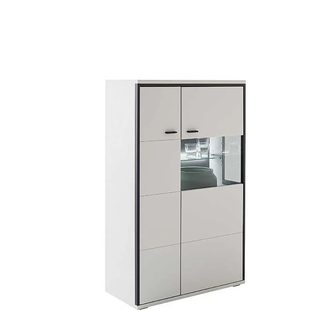 New Highboard Ukai Vitrinenschrank|Stauraumvitrinen