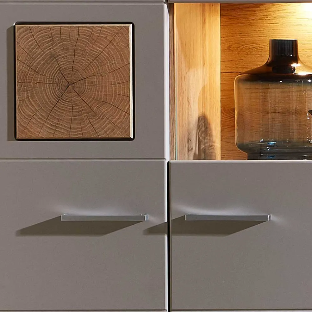 Online Highboard Vitrine Accadira Vitrinenschrank|Wohnzimmervitrinen